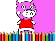 BTS Pig Coloring E book