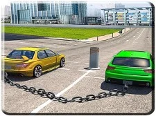 Chained Automobiles Unattainable Tracks Sport