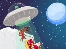 Christmas Santa Claus Alien Battle