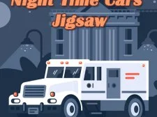 Night time Time Automobiles Jigsaw