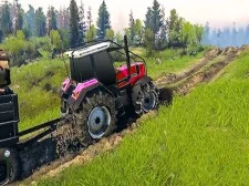 Actual Chain Tractor Towing Prepare Simulator