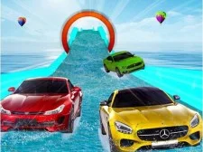 Water Slide Automobile Stunt Racing Sport 3D